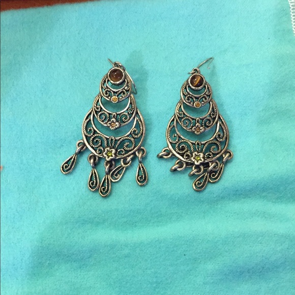 Jewelry - Silver and crystal earrings. Adorable Jewelry - Silver and crystal earrings. Adorable